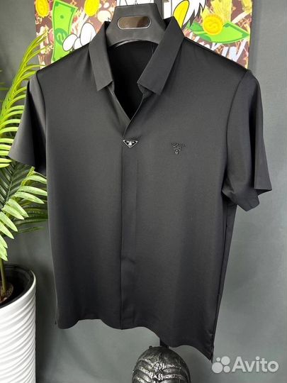 Футболка поло мужское prada