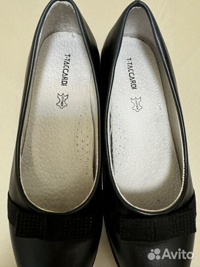 Балетки туфли школьные 37