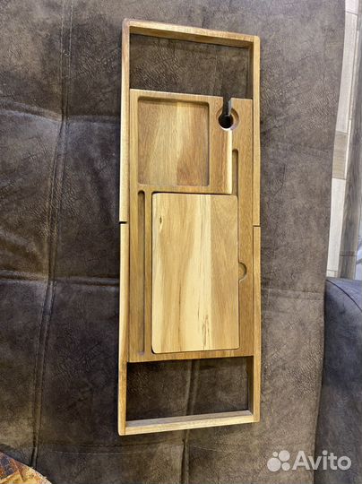 Полка столик для ванной 60-90 см