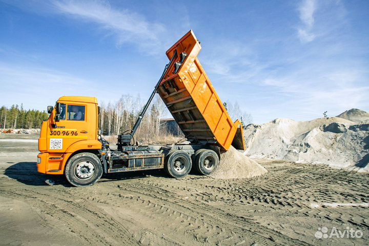 Отсев, щебень, песок, пгс, гравий