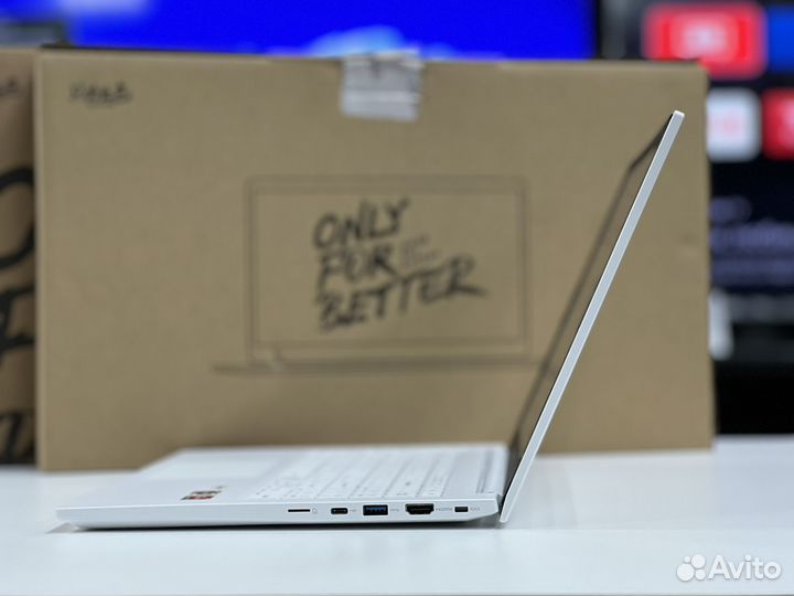 Новый ноут IPS Ryzen 5 5500U 16G озу SSD512g