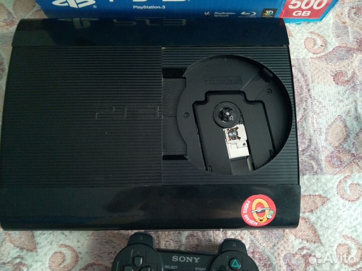 Ps3 super slim 500gb прошита + 40 игр