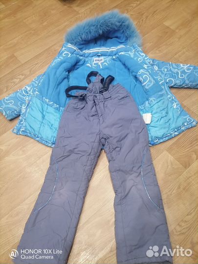 Зимний костюм на девочку