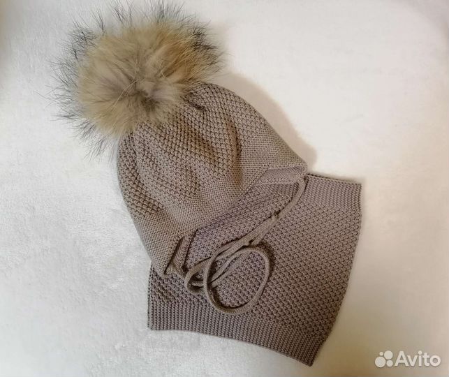 Зимняя шапка + снуд