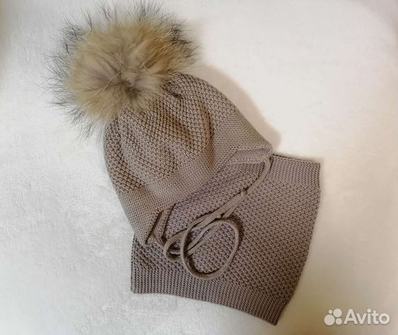 Зимняя шапка + снуд