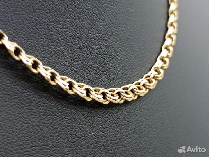 Золотая цепь 585 пробы, массой 14,8 грамма (60см)