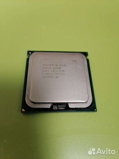 Процессор xeon e5405