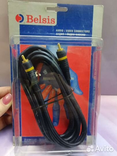 Аудио кабель vivanco scart /6rca,Belsis 1rca-1rca