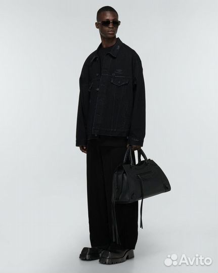 Balenciaga 3b logo джинсовая куртка оригинал
