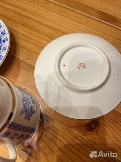 Кофейная пара лфз костяной фарфор