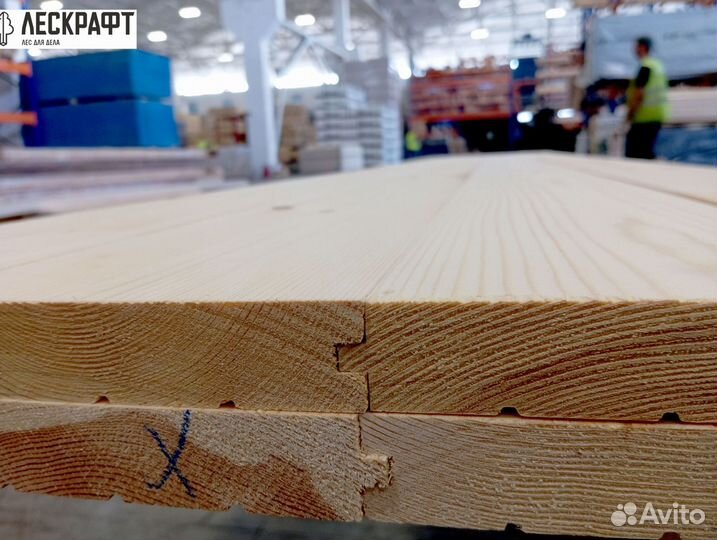 Доска пола 27*141*3000 сорт C ангарская сосна