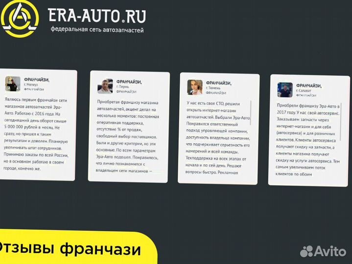 Прибыльная франшиза автозапчастей под ключ