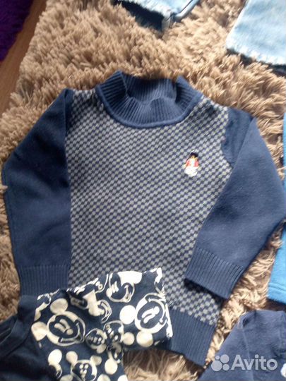 Вещи для мальчика от 6 мес. до 1.6 лет