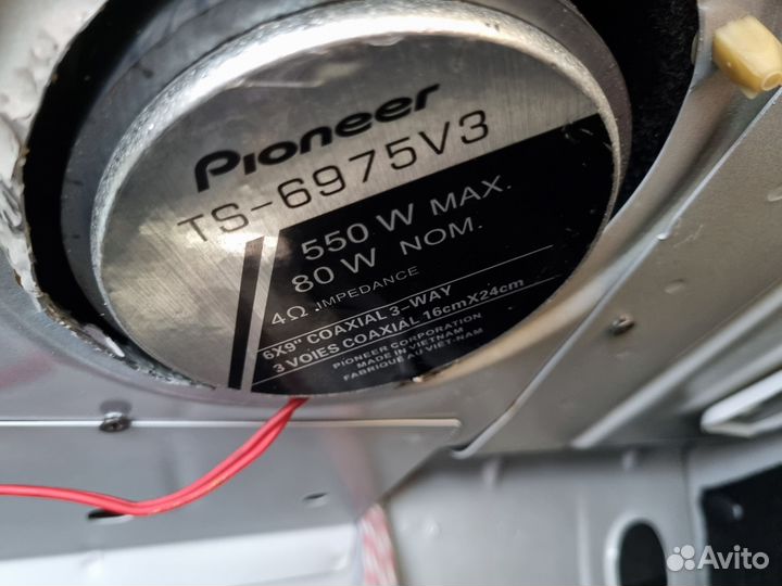 Автомобильные динамики овалы Pioneer ts-6975v3