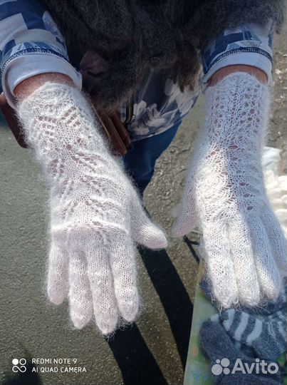 Перчатки пуховые