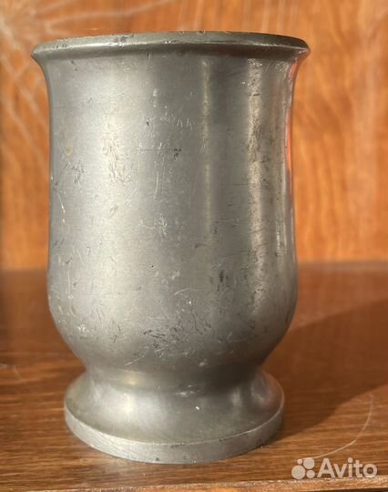 Кружка старинная, олово