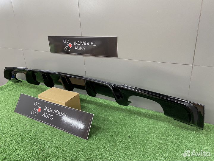 Диффузор накладка заднего бампера BMW 3 F30