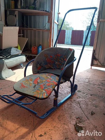 Детские санки с колесами