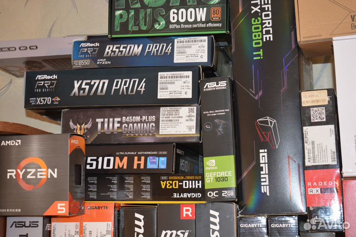 Коробки из под видео карт, материнских плат и т.д