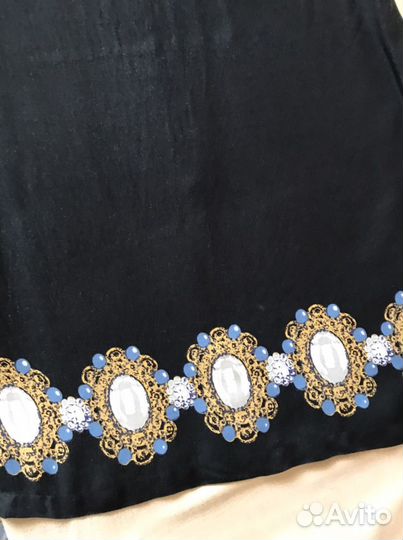 Черные платья 3 шт. (штапель, иск.шелк, парча)