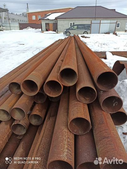 Труба на стойки,дымоходы