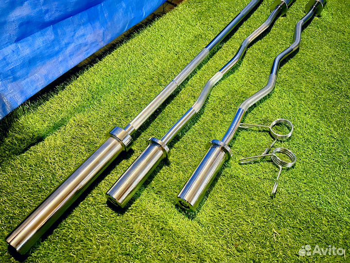 Гриф олимпийский 180 см; 220 см; EZ; W (d50мм)