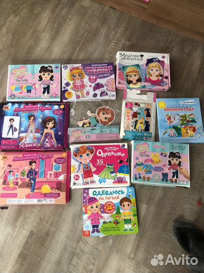 Магнитные куклы и магнитные игры