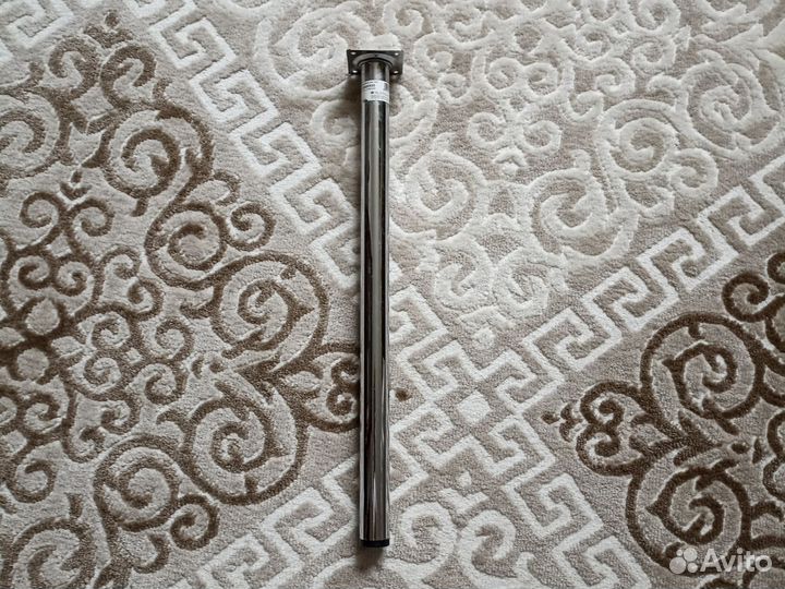 Хромированные ножки для мебели 500х30 мм, 8 шт