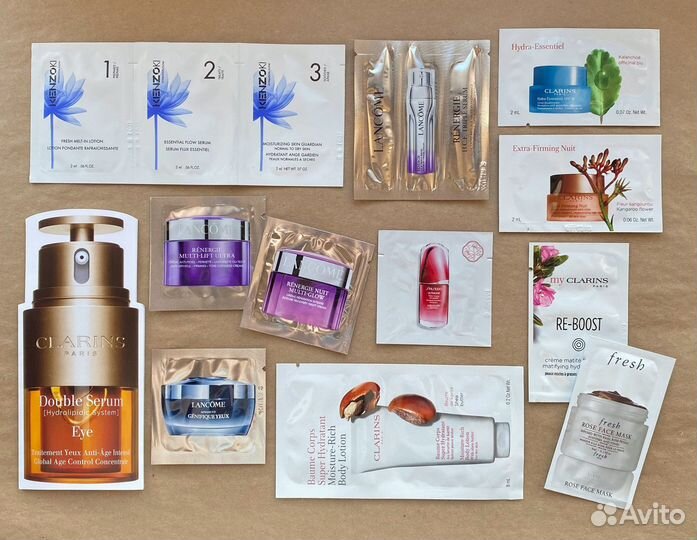 Пробники Lancome, Clarins, L’Occitane и др