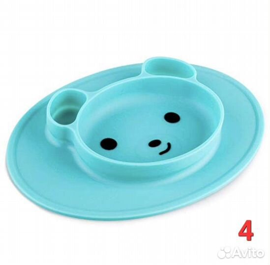 Тарелка силиконовая детская