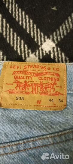 Джинсы Levis 505 W 44 L 34