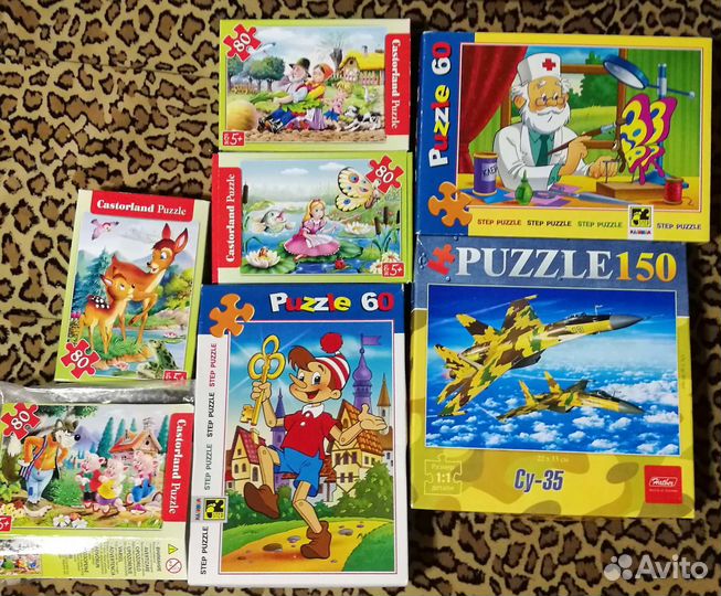 Детские пазлы, игры развивайки