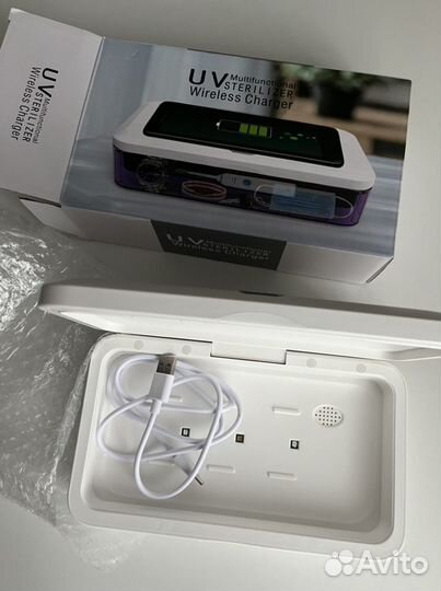 UV стерилизатор с функцией беспроводной зарядки