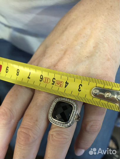 Кольцо с агатом