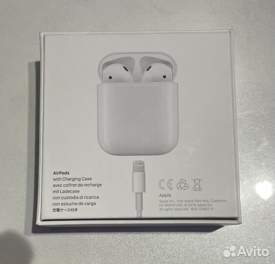 Наушники airpods 2