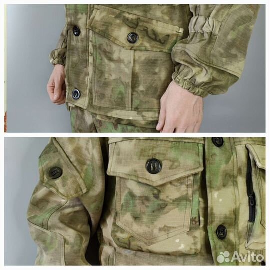 Костюм горка на флисе мох