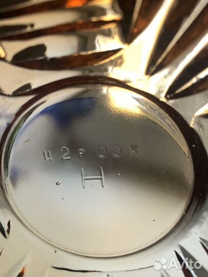 Ваза цветное стекло винтаж