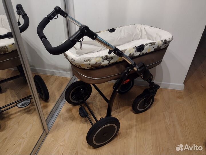Детская коляска 2в1 (люлька+прогулочная) б/у