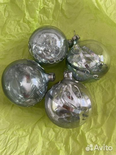 Елочные игрушки шары СССР гдр