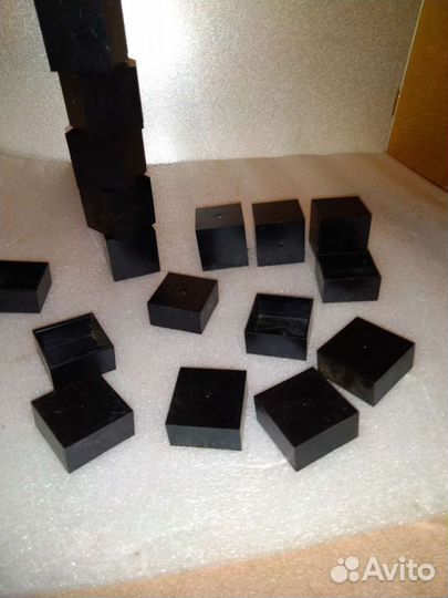 Кубики пластмассовые