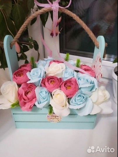 Цветы из мыльной пены