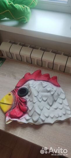 Маска петуха силиконовая