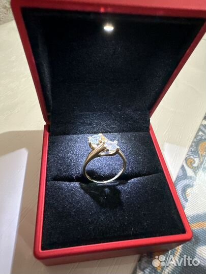 Золотое кольцо женское 16.5