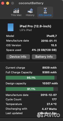 iPad Pro 12.9-inch (1st generation) 128 Gb