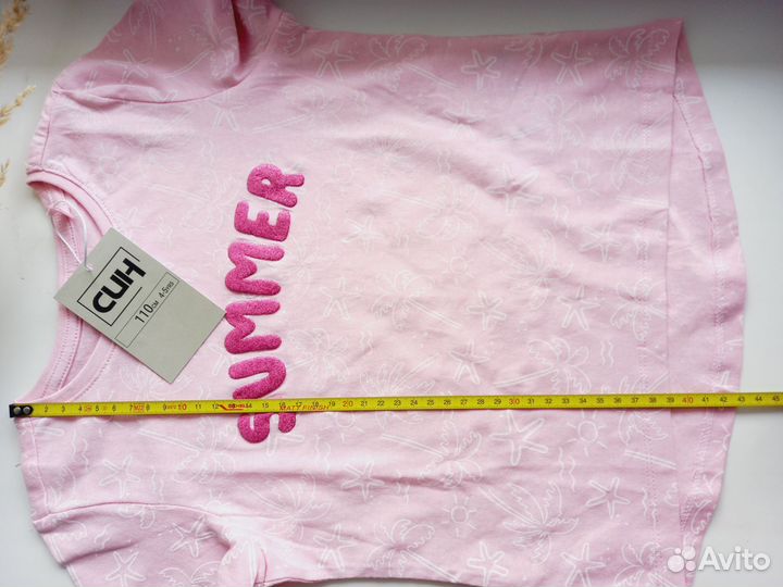Футболки лонг для девочки 110 новые