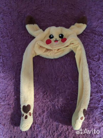 Шапка пикачу