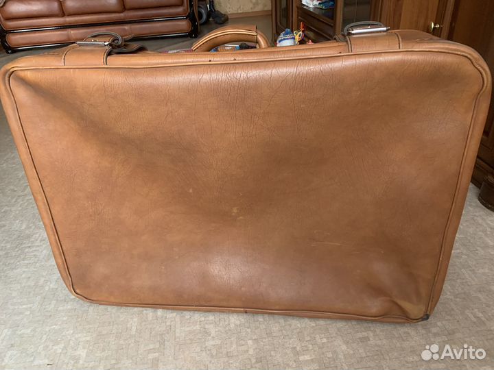 Кожаный чемодан СССР
