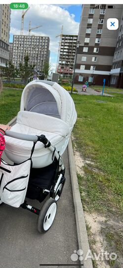 Коляска 2 в 1 Retrus Avenir Fox 15.(белый)