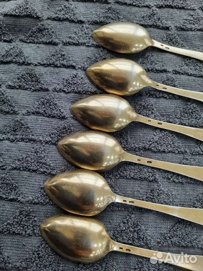 Ложки Серебро эмаль 875 проба