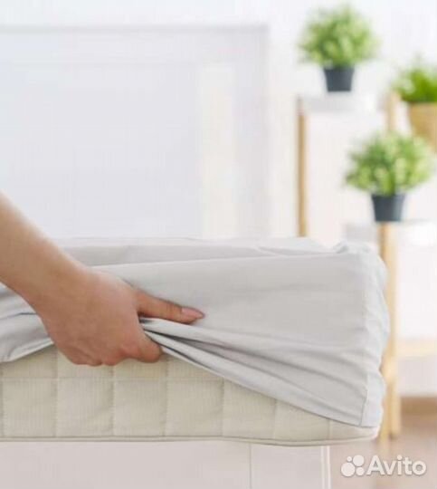 Простынь на резинке 140 200/трикотаж